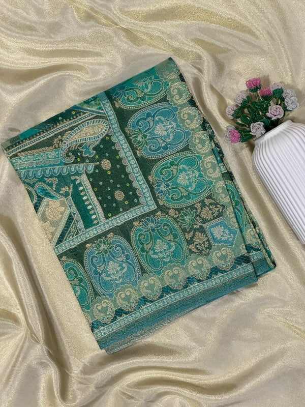 Banarasi Silky Tissue Printed Dupattas