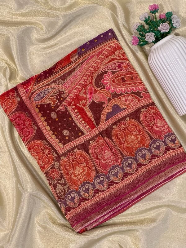 Banarasi Silky Tissue Printed Dupattas