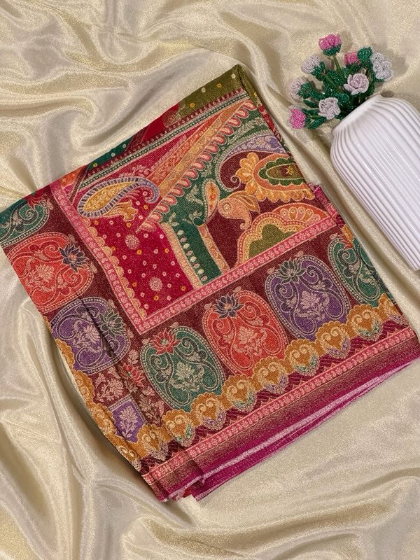 Banarasi Silky Tissue Printed Dupattas