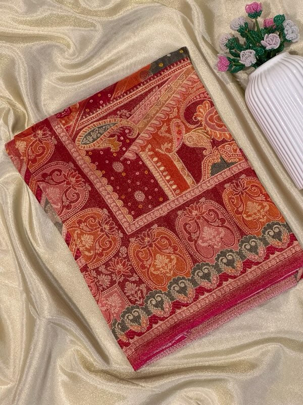 Banarasi Silky Tissue Printed Dupattas