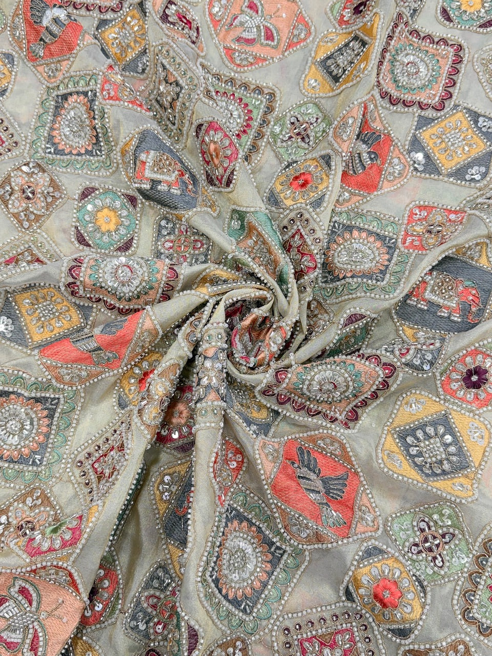 Dyeable Shimmer Tissue Cut-Dana Figures Handwork