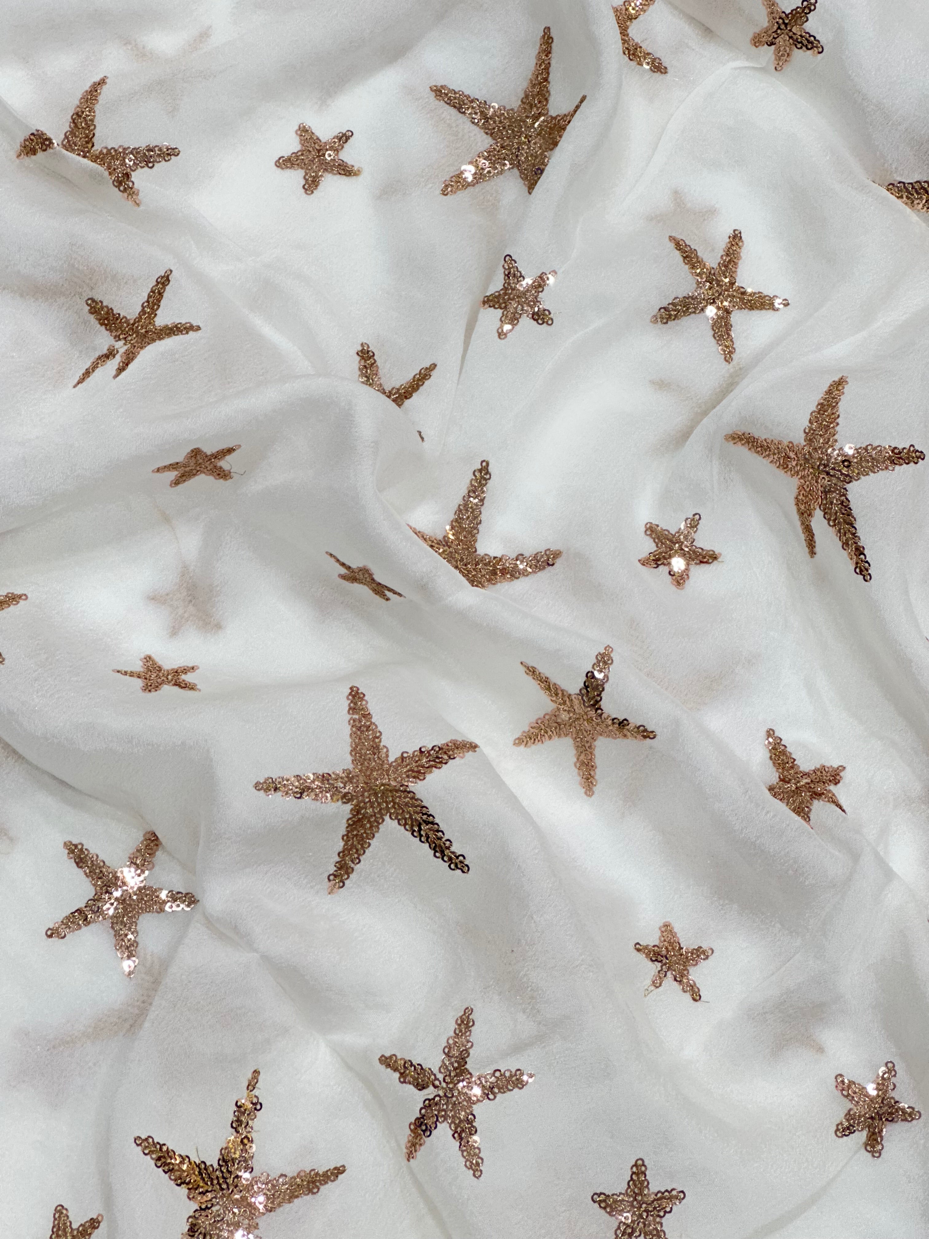 Viscose Chinon Star Copper Gold