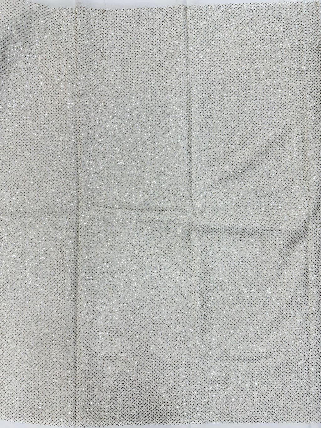 Viscose Chinon Sequins & Zari Intricate Checks