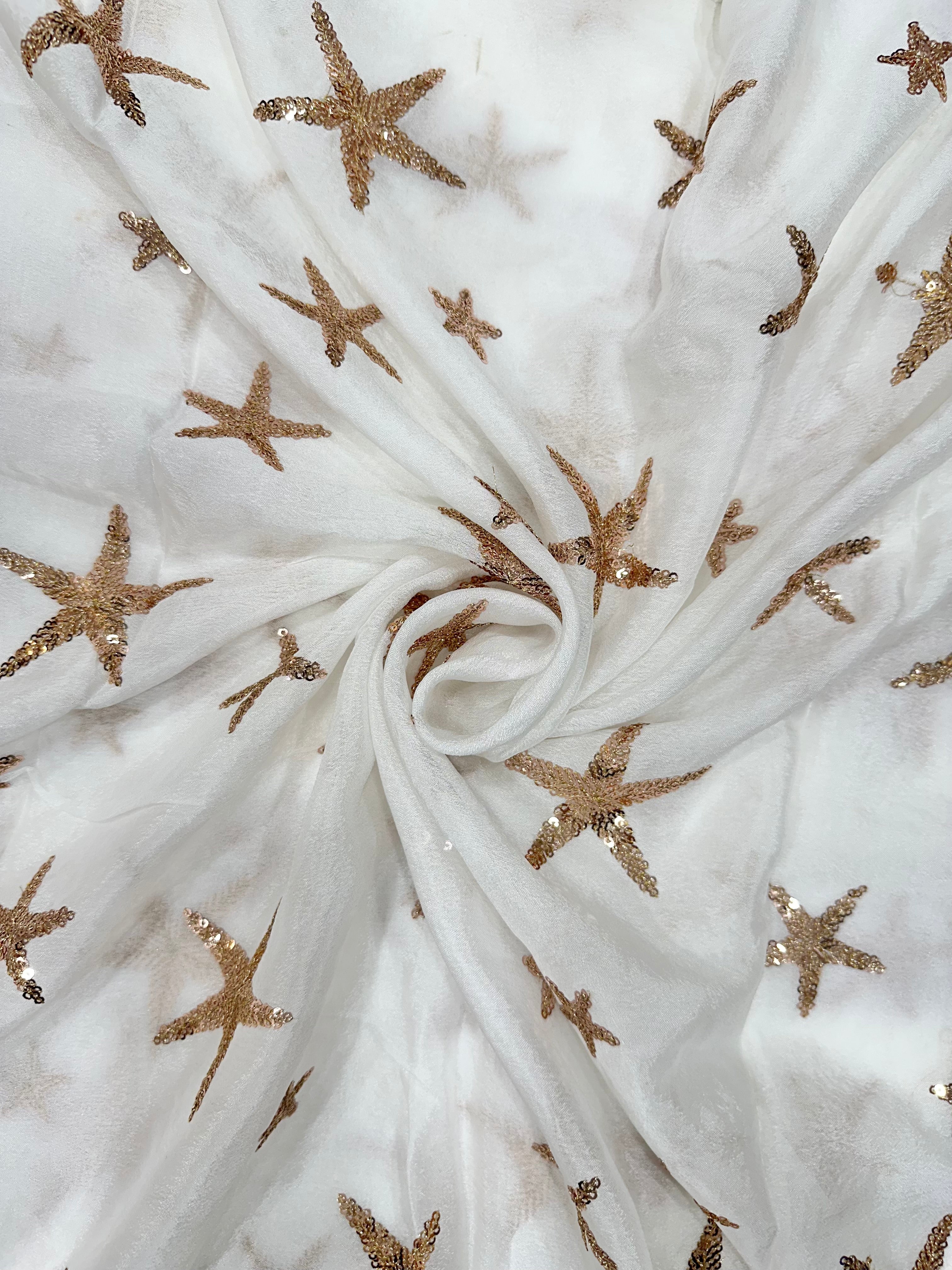 Viscose Chinon Star Copper Gold