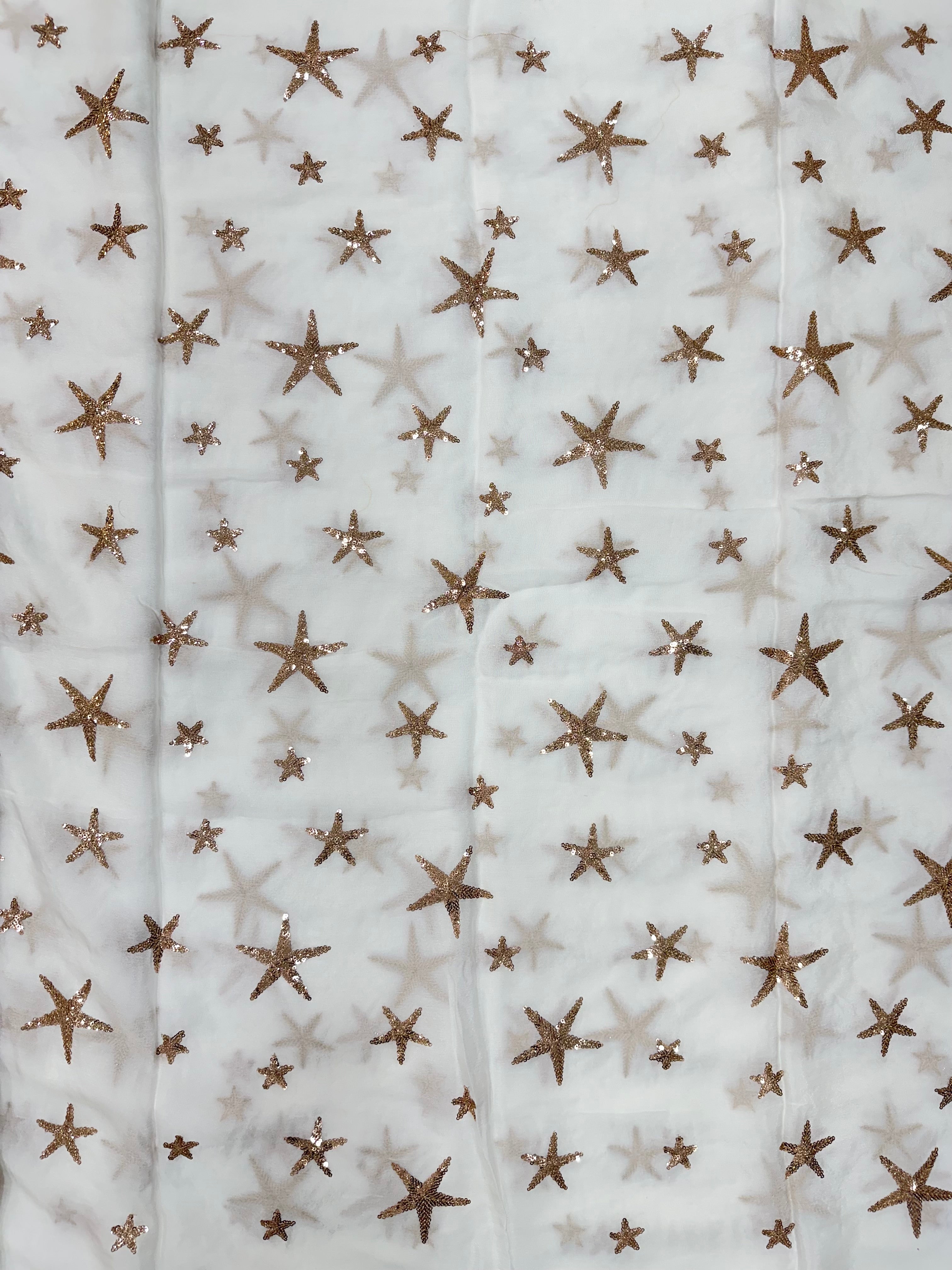 Viscose Chinon Star Copper Gold
