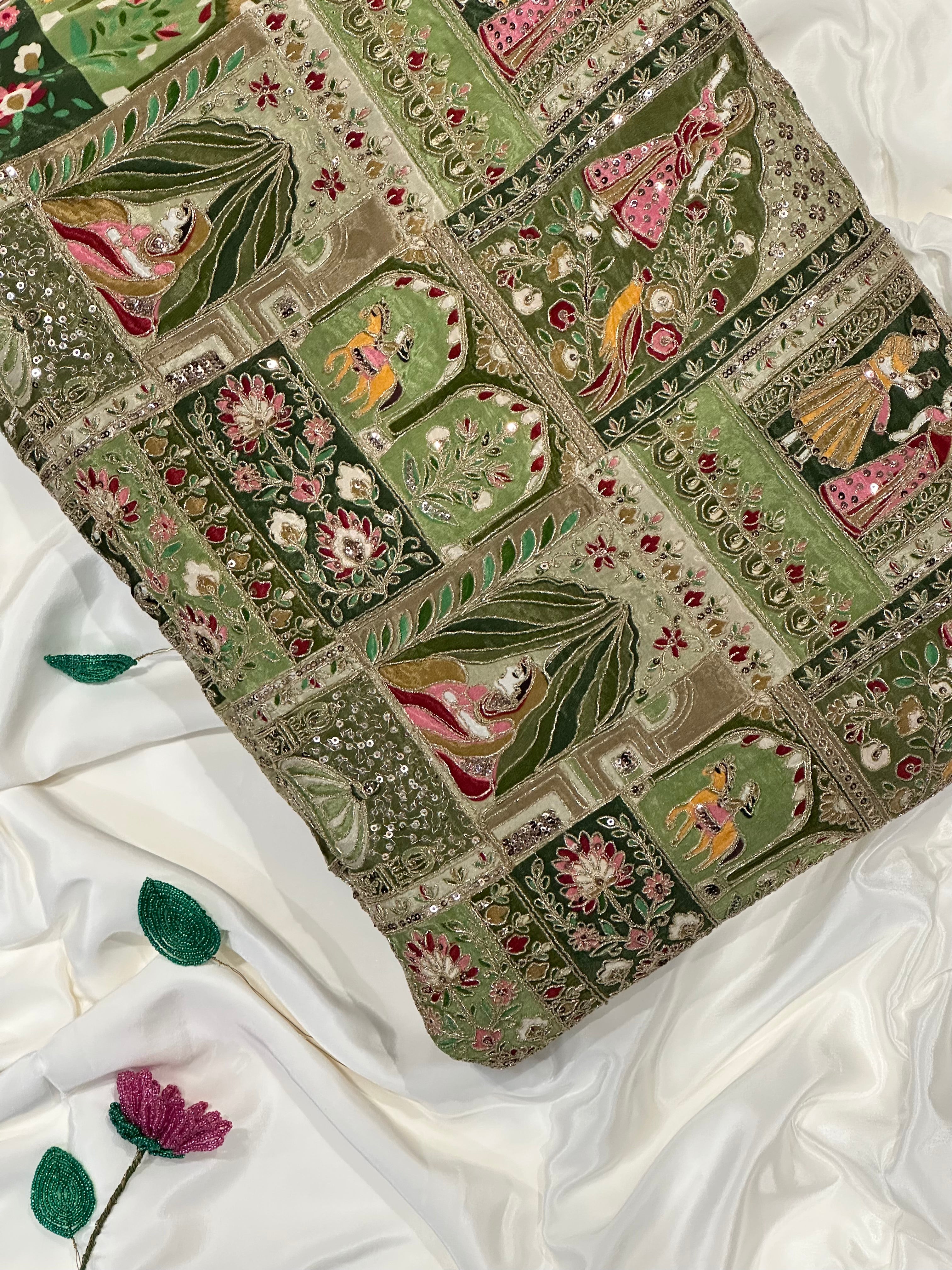 Viscose Natural Crepe Raja Raani