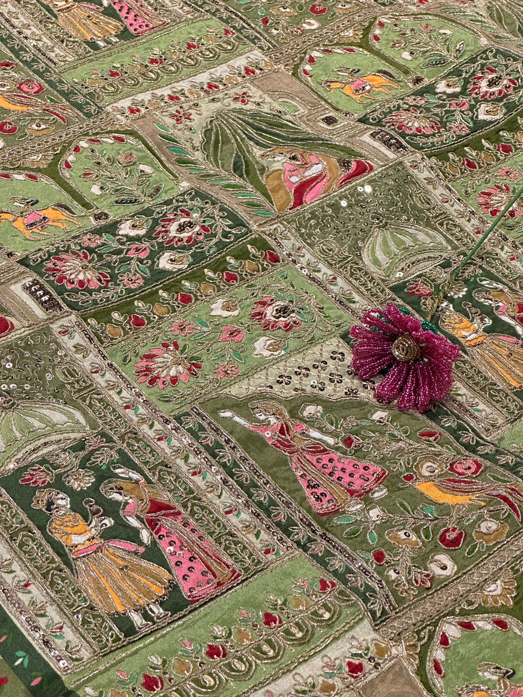 Viscose Natural Crepe Raja Raani