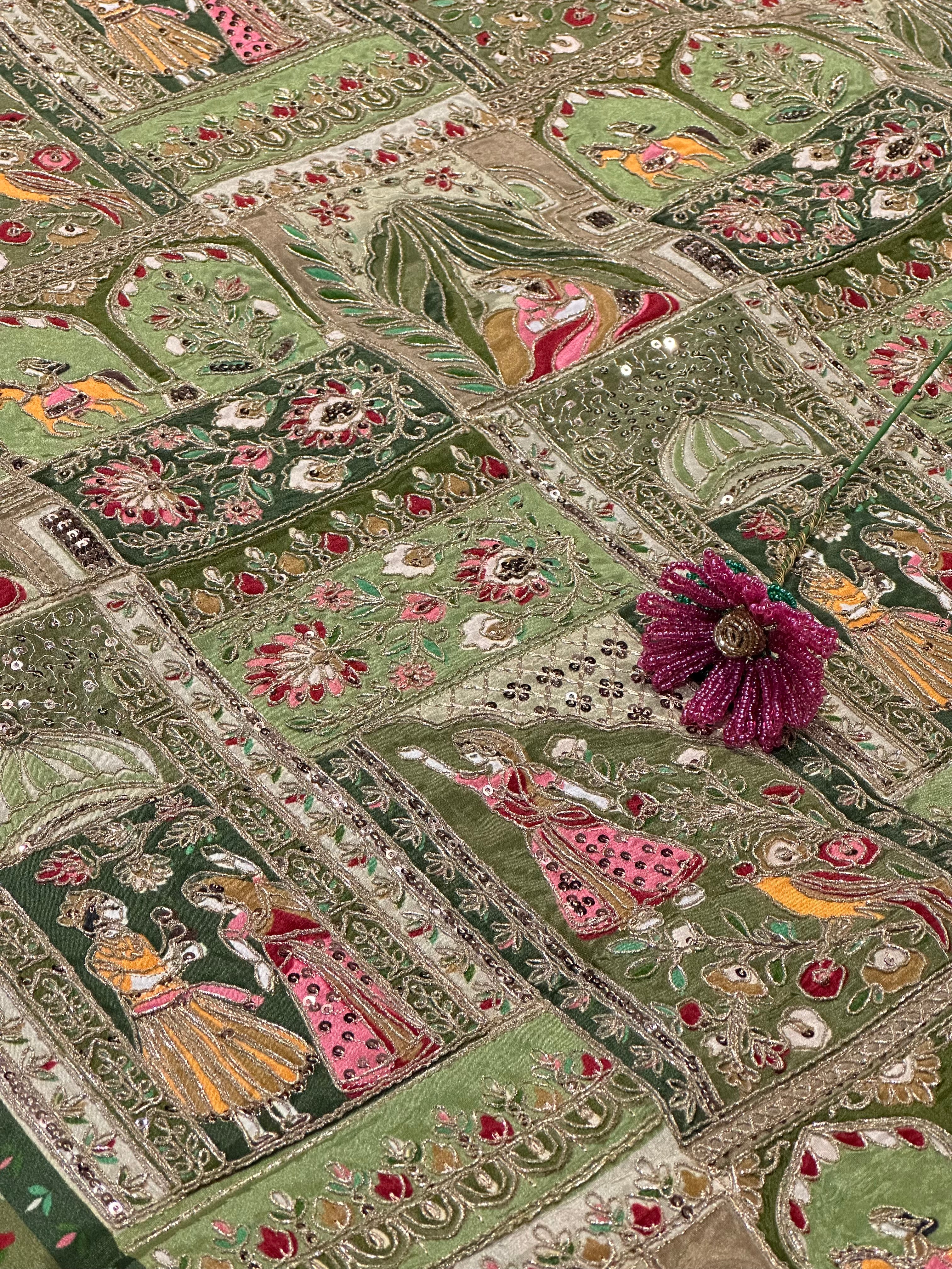 Viscose Natural Crepe Raja Raani