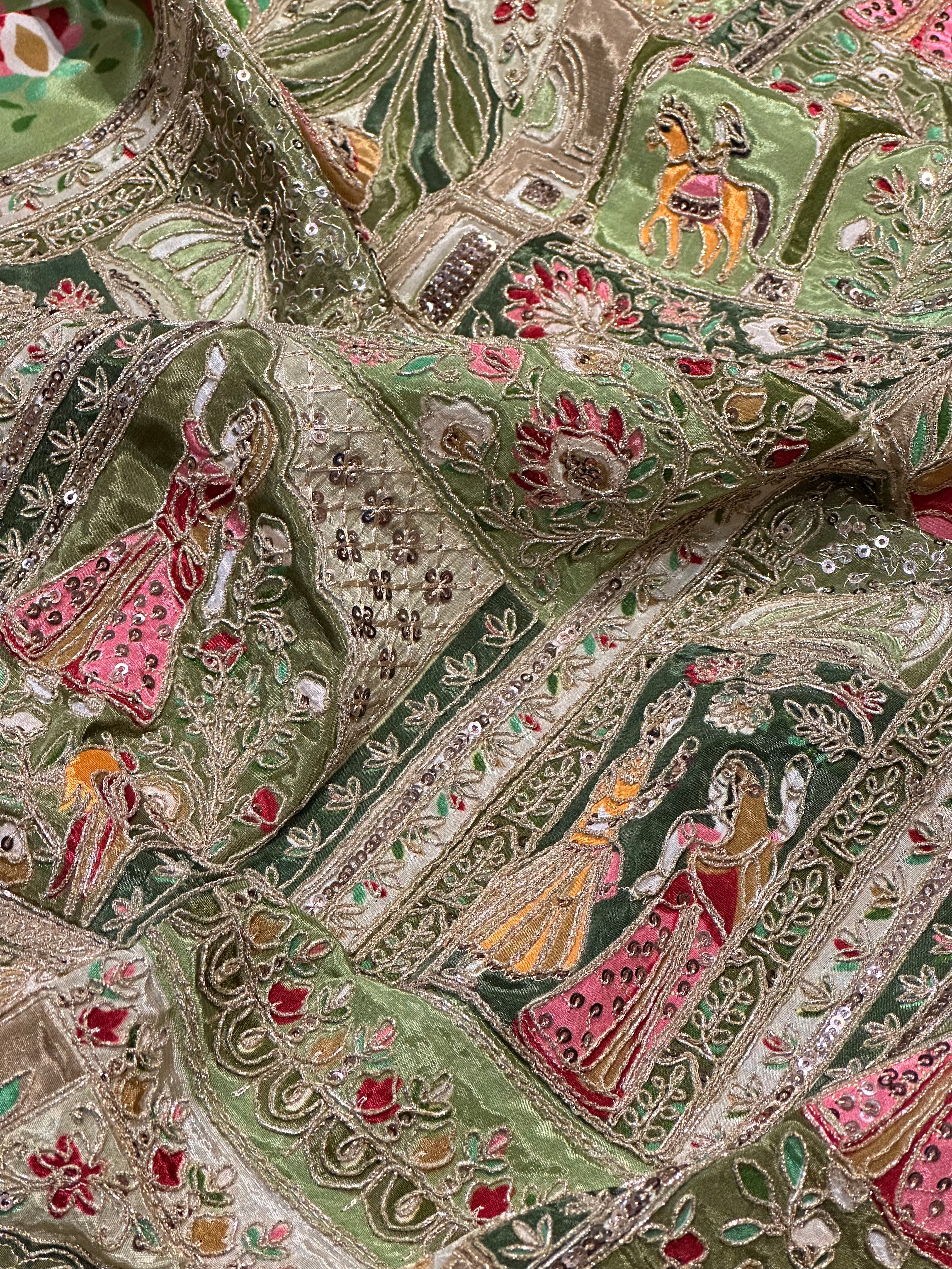 Viscose Natural Crepe Raja Raani