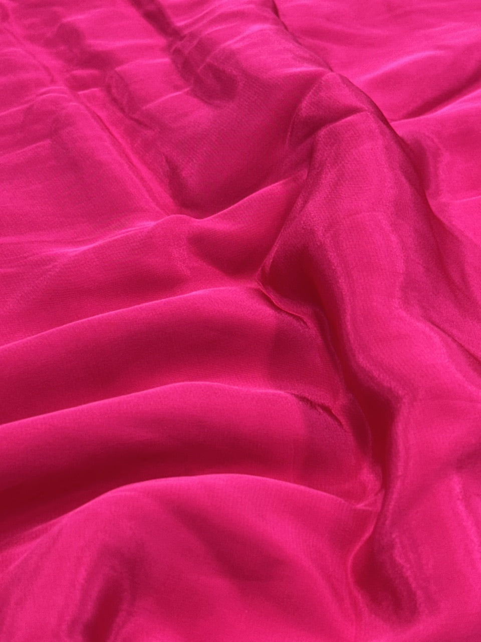 Pure Natural Crepe Colour Dyed 44”