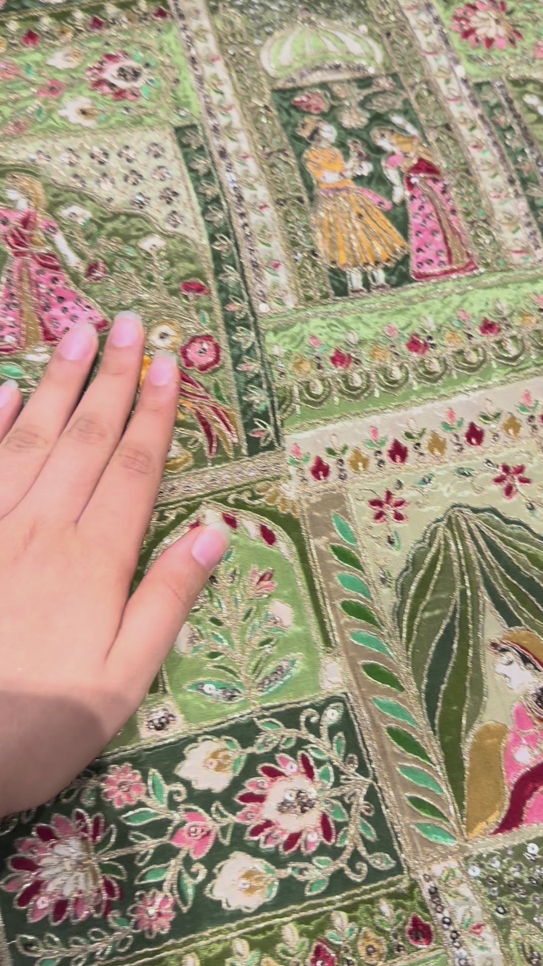 Viscose Natural Crepe Raja Raani